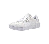 Puma Cali Lace-Up Leather Trainers White