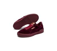PUMA Cali Lace Up Red Velvet Womens Trainers 369887 01