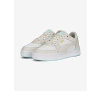 Puma Cali Pro Leather Mix Trainers Beige White Blue - 38.5