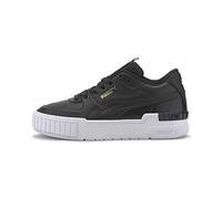 Puma Cali Sport Black Leather Womens Lace Up Trainers 373871 02 - Size UK 3.5