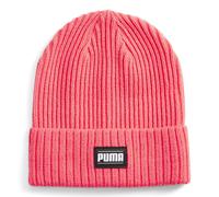 PUMA Classic Cuff Ribbed Beanie Hat, Electric Blush