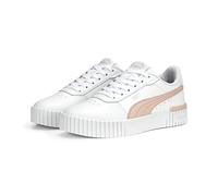 PUMA Carina 2.0 JR Sneaker, White-Rose DUST Silver, 5 UK