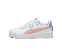 PUMA Carina 2.0 JR Sneaker, White-Poppy Pink-Blissful Blue, 4 UK