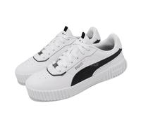 Puma Carina 2.0 Lux White Black Bronze Women Platform Casual Shoes 395017-03