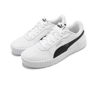 Puma Carina 2.0 White Black Silver Women Casual Lifestyle Shoe Sneaker 385849-07
