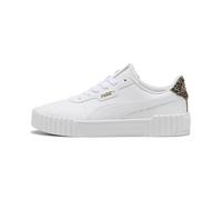 PUMA Carina 3.0 Animal Flair Sneakers Women, White/Gold, size 7