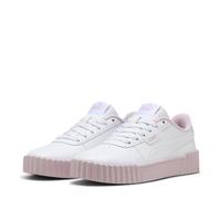 PUMA Carina 3.0 Cutie JR Sneaker, White-Rose Mauve, 4.5 UK