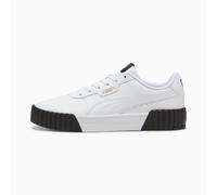 PUMA Women's Carina 3.0 Sneaker, White Gold Black, 7 UK