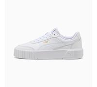 PUMA Carina Mia Sneakers Women, White/Gold, size 3.5