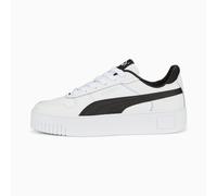 PUMA Carina Street Sneakers Women, White/Black/Silver, size 5