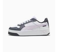 PUMA Women's Carina Street Sneaker, White-Lilac Frost-Galactic Gray, 7 UK