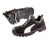 PUMA Cascades Low S3 Black EU 44 Rubber Sole Ever.Flex Fibreglass Cap 640720-44