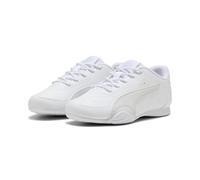 PUMA Catch Kids Sneaker, White x Feather Gray, 2 UK