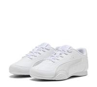 PUMA Catch Kids Sneaker, White x Feather Gray, 11 UK Child
