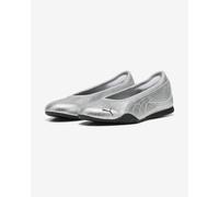 Puma Catch Soleil Ballerina Metallic Sandals Silver Women - 38
