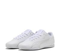 PUMA Catch Teenager Sneaker, White x Feather Gray, 3.5 UK