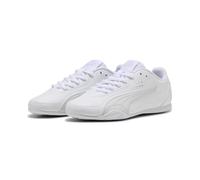 PUMA Catch Teenager Sneaker for Kids, White (White x Feather Gray), 4 UK