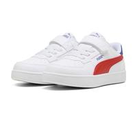 Puma Caven 2.0 AC+PS Sportstyle Kids, White/Red Fire Blue Crystal, 31 EU