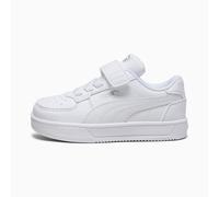 PUMA Caven 2.0 Toddlers' Sneakers, White/Silver/Black, size 4