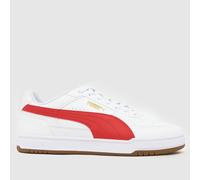 PUMA Caven III Trainers in White & Red UK 11 (EU 46)