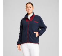 PUMA Charley Full-Zip Fleece Golf Top Shirt Women, Dark Blue, size Medium