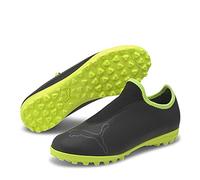 Puma Childrens Finesse Astro Turf Football Boots Black/FluYellow 1 UK