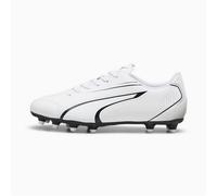 (5 UK, White/Black) Puma Childrens/Kids Vitoria Football Boots