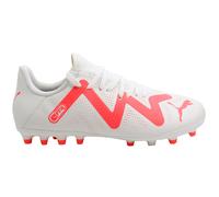Puma Childrens Unisex Future Play MG Jr Kids White Football Boots - Size UK 5
