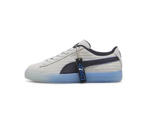 Puma Childrens Unisex x PLAYSTATION Youth Suede Sneakers - Grey - Size UK 4