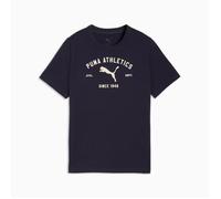 PUMA Class Graphic SS Tee 128 Blue Junior
