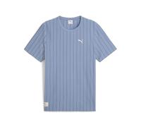 PUMA Class Striped Tee Cool Blue