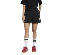 Puma Class Washed 5´´ Sweat Shorts Black S Woman