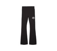 Puma CLASS Womens High-Waist Flared Leggings - Black Cotton - Size Medium