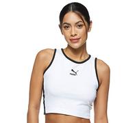 Puma Classic T7 Cropped Top RRD, 579929, Bianco, S