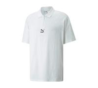 Puma Classics Boxy Zip Poloshirt White