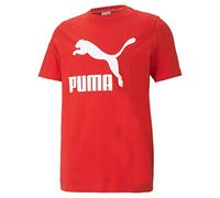 PUMA Men's Classics Logo Tee T-Shirt, High Risk Red 2, Medium