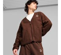 PUMA Classics Relaxed Cardigan Men Jacket, Espresso Brown, size XS