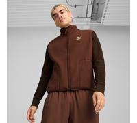 PUMA Classics Relaxed Vest Men Jacket, Espresso Brown, size Large