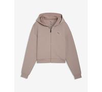 Puma Cloudspun Full Zip Hoodie Beige Women - XL