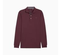 PUMA Cloudspun Long Sleeve Mid-Weight Golf Polo Shirt Men, Ruby Shimmer/Slate Sky, size Large