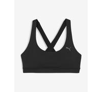 Puma CLOUDSPUN Medium Support Sports Bra Pure Black - L