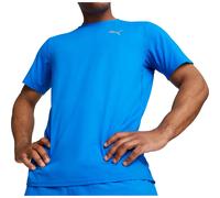 Puma Cloudspun Mens Running Top Blue Short Sleeve Breathable Reflective T-Shirt