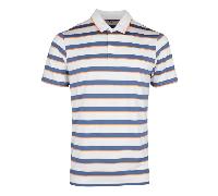 Puma Cloudspun Stripe Polo - White/Dark Indigo - XXL Size: 2XL