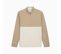 PUMA Cloudspun Tech Hybrid Golf Quarter-Zip Men Jacket, Ice Coffee, size Small