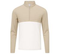 PUMA Cloudspun Tech Hybrid Golf Quarter-Zip Men Jacket, Ice Coffee, size Large