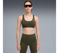 PUMA Cloudspun Training Bra Women, Dark Olive, size XL