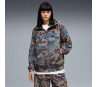 PUMA Clrt All-Over Print Ripstop Jacket Unisex, Raisin, size 2XL