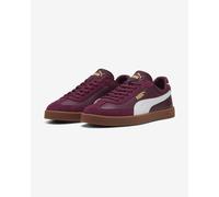 Puma Club II Era Shoes dark red white brown - 42