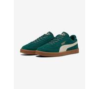 Puma Club II Era Suede Shoes dark green white - 43