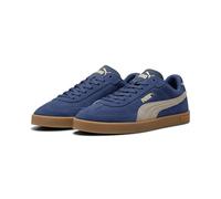 PUMA Club II Era Suede Sneakers for Unisex-Adult, Blue with Beige, 23.0 cm